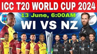 WI vs NZ  PLAYING 11  ICC MENS T20 WORLD CUP 2024 WEST INDIES VS NEW ZEALAND FINAL PLAYING 11 [upl. by Pardner]