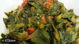 Vegan Cajun Collard Greens Recipe [upl. by Gem393]