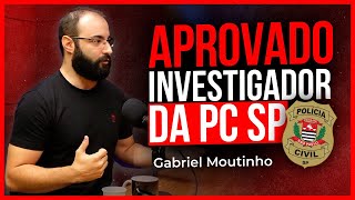 Aluno Aprovado Investigador de Polícia  Gabriel Moutinho [upl. by Dnalkrik]