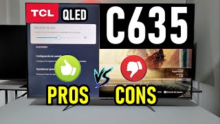 TCL C635 QLED con Panel VA PROS Y CONTRAS  Smart TV 4K Google TV Dolby Vision [upl. by Colfin]