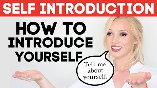 SELF INTRODUCTION  How to Introduce Yourself in English  Tell Me About Yourself Interview Answer [upl. by Tabina181]