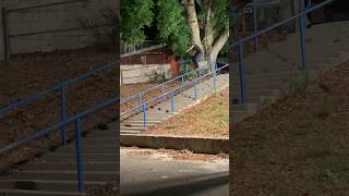 31 Stair Smith Grind by Kanaan skateboarding [upl. by Earlene969]