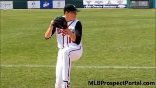 Aaron Sanchez pitching in the bullpen  slow motion [upl. by Anigue]