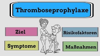 Thromboseprophylaxe  Prüfungswissen für Pflegefachkräfte [upl. by Aklim402]