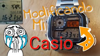 Mejorando el CASIo ROYALE  ae1200whd  😚👍si original es una pasada ahora lo es más [upl. by Neelahtak]