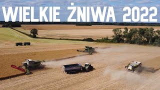 Wielkie żniwa rzepaku 2022  John Deere X9 1000  Dwa Claasy Lexiony 8900 [upl. by Linskey]