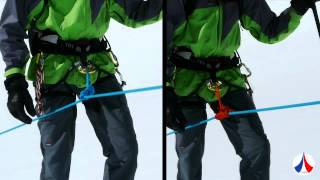 Alpinisme techniques et sécurité sur un glacier  How to cross glaciers safely [upl. by Atsilac112]