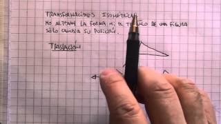 Transformaciones isométricas 01 Traslación Simetria Rotación [upl. by Noy]