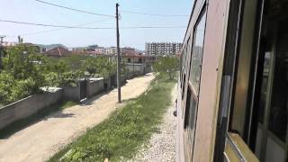 HSH train from Tirana station to Kashar in 5 minutes [upl. by Teplitz]