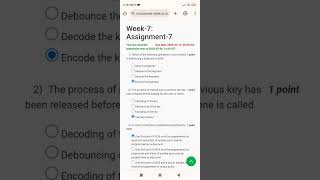 MICROPROCESSOR AND INTERFACING NPTEL WEEK 7 ASSIGNMENT 7 ANSWERS [upl. by Edva]