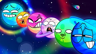 Tickle Tickle Zombie Planets Song 🌏 Funny English for Kids animation kids [upl. by Sherlock]