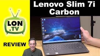 Lenovo Slim 7i 13 Carbon Thin and Light Laptop Review 2022  Intel Version [upl. by Auqcinahs903]