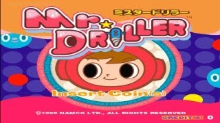 Mr Driller 1999 Namco Mame Retro Arcade Games [upl. by Nishom]