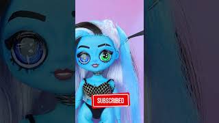 Frankie LOL Doll Repaint  Monster High DIY shorts [upl. by Ttergram437]