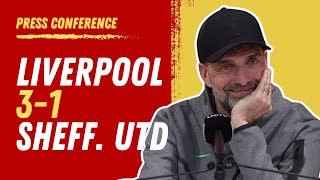 Liverpool 31 Sheffield United  Jurgen Klopp PostMatch Press Conference [upl. by Acinorrev]