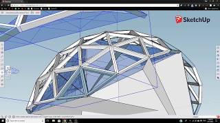 4v Geodesic Framing Timelapse [upl. by Peednam275]