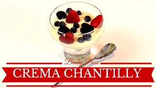 Crema Chantilly  Bimby TM6  TM5 TM31  Thermomix [upl. by Annoyed]