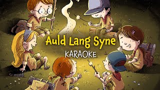 Auld Lang Syne  Instrumental Karaoke with Lyrics for kids [upl. by Adnaluoy971]