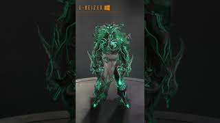 Hydroid Rakkam Deluxe Fashion Frame tennocreate shorts warframe [upl. by Ynittirb447]