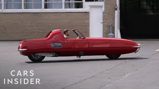 TwoWheeled Car Uses A Gyroscope To Balance [upl. by Strong]