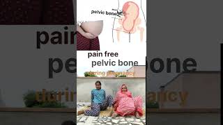 pelvic bone pain release exercise 😌 music song newsong motivation pregnancy garbhasanskar [upl. by Koosis]