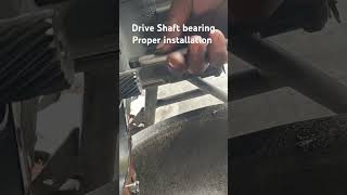 drive shaft bearing proper installation [upl. by Barth]