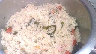 Vegetable Pulao  Dinner Recipes South Indian Vegetarian  Telugu Vantalu  Rice for Lunch [upl. by Ahsitniuq]