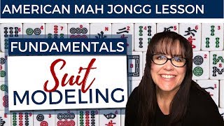 American Mah Jongg Lesson Fundamentals 4 Suit Modeling mock card [upl. by Yerga153]