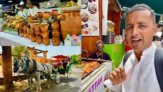 Crazy Night Market Tour in Marrakech  Rare Moroccan Street Food  Beaf Lamb  Morocco Street Food [upl. by Hanus336]