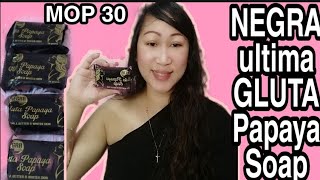 NEGRA ULTIMA GLUTA PAPAYA SOAP  HONEST REVIEW BASE ON MY EXPERIENCE [upl. by Jepum]