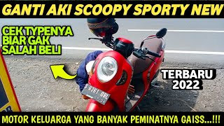 TERBARU‼️CARA PASANG AKI MOTOR HONDA SCOOPY NEW 2022 [upl. by Harahs]