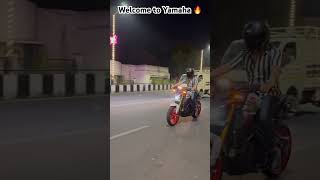 Welcome to Yamaha🔥yamaha bike bikelover shortsfeed youtubeshorts shortsvideo youtube video [upl. by Leftwich]