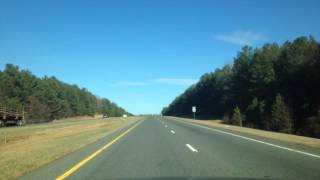 Driving TimeLapse US Route 64 East  January 19th 2015 [upl. by Dannon]