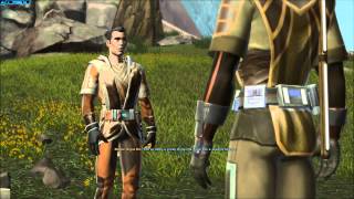 SWtOR Jedi Knight Story Cutscenes Pt 3 Prologue  Tython  Light Side [upl. by Yrrot]