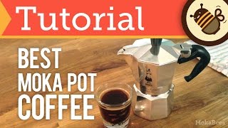 How to Make Moka Pot Coffee amp Espresso  The BEST Way Tutorial [upl. by Neemsay]