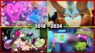 ✅TODAS LAS ANIMACIONES DE BRAWL STARS 20182024✅  SAX [upl. by Iveksarap]