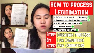 How to correct your PSA Birth Certificate  Joint Affidavit of Legitimation [upl. by Rakel]