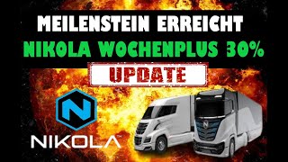 NIKOLA MOTORS AKTIE NKLA AKTIE UPDATE ✅ NIKOLA ERREICHT NEUEN MEILENSTEIN ✅ WOCHENPLUS 30 ✅ [upl. by Stronski]