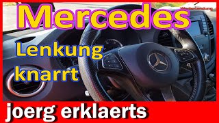 Mercedes Lenkung knarrt knarrendes quietschendes Geräusch beseitigen Vito V Klasse [upl. by Lourdes]