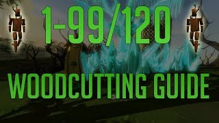 Runescape 3  199120 Woodcutting guide 2019 [upl. by Cott233]