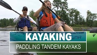 Paddle a Tandem Kayak  Paddling Tips and Skills for Beginners [upl. by Auburn]