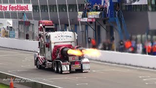 Truckstar Festival 2016  Show of 12 500 HP Twinjet Engine Truck Indian Petes Jet Truck [upl. by Ahsiuqal]