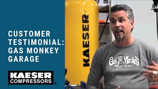 Kaeser Compressors Customer Testimonial Gas Monkey Garage [upl. by Collum185]