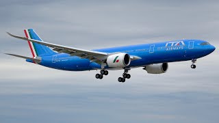 4K Ciao Italia  ITA Airways Starts Service to Chicago OHare Intl Airport [upl. by Enirehtacyram]