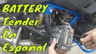 Mantenedor de Bateria  Battery Charger Tender for my BMW Motorcycle [upl. by Oren]