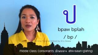 Lesson 1  Basic Writing amp Reading  Middle Consonants [upl. by Allys]