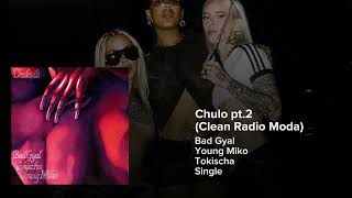 Bad Gyal Tokischa Young Miko  Chulo pt 2 Clean Radio Moda [upl. by Ahseid]