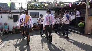 The Silurian Border Morrismen dance quotUpton Stick Dancequot at Bromyard Folk Festival 2023 [upl. by Nnauol]