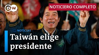 DW Noticias 13 de enero Taiwán se protegerá de las amenazas e intimidaciones de China [upl. by Morissa84]