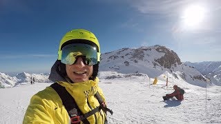 MONTEROSA SKI 2018 4  Pista dei Salati due volte [upl. by Lytle832]